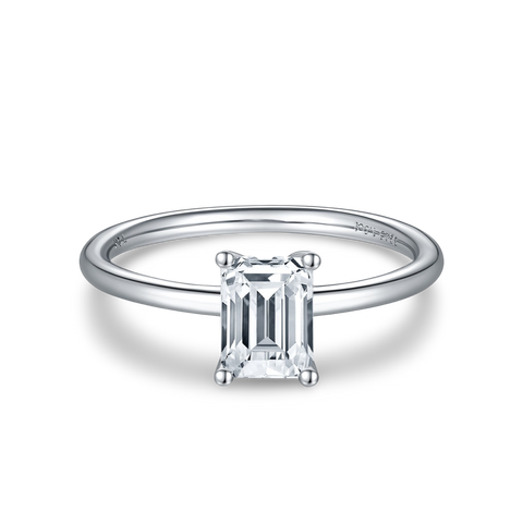 Fortune • Emerald Cut Solitaire Engagement Ring
