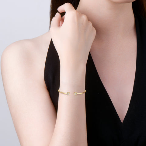 Heart Cuff Bracelet