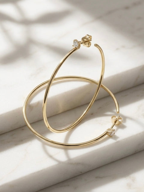 Lumina Large Hoops
