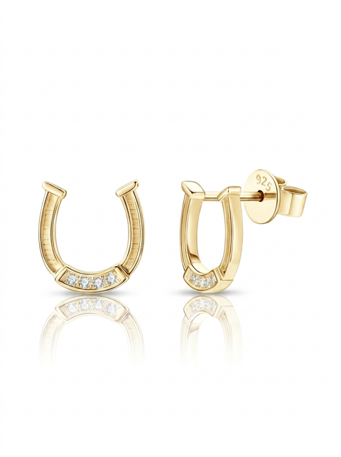 Horseshoe Stud Earrings