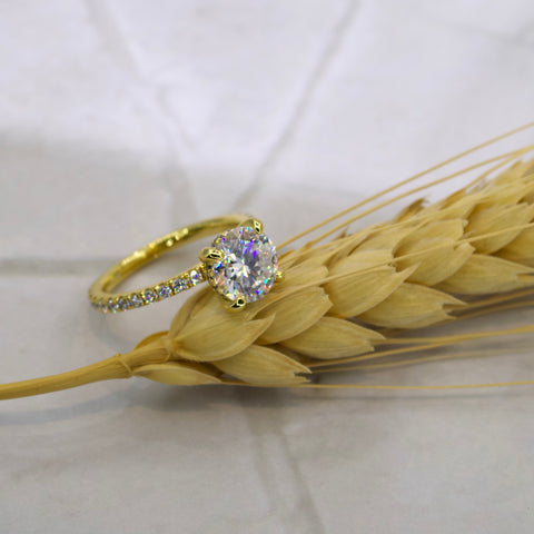 Evelyn Solitaire Engagement Ring