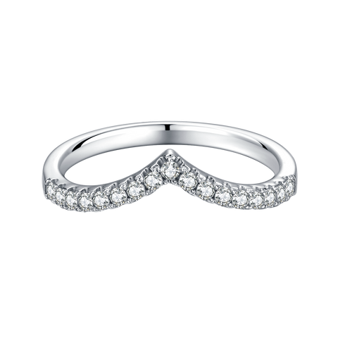 Curved Half Eternity Band
