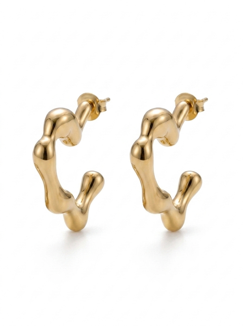 Malibu Wavy Hoops