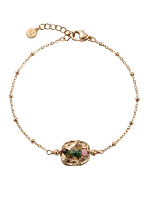 Tourmaline Oasis Coin Bracelet