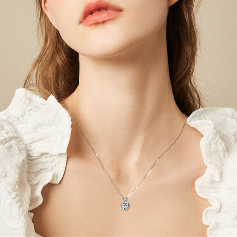 Naomi Double Bezel Necklace