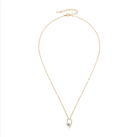 Elda Falling Heart Necklace