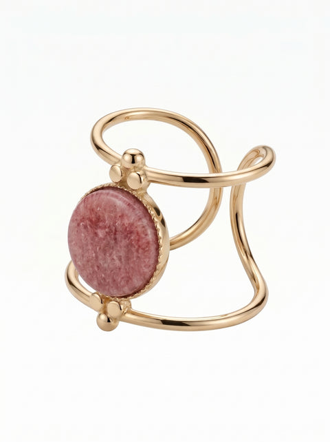 Solana Blush Pink Stone Ring