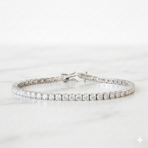 Moissanite Tennis Bracelet