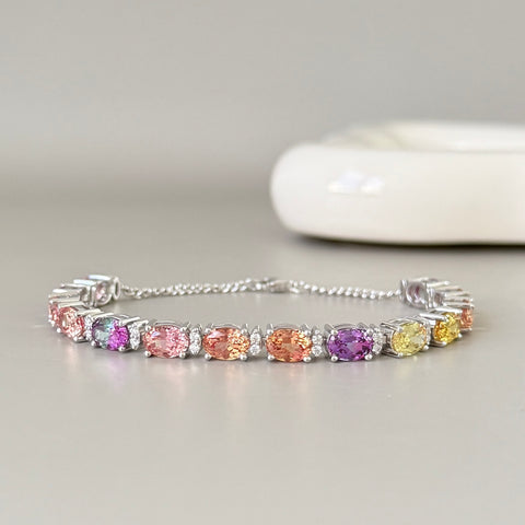 Elara Lab-grown Sapphire Bracelet