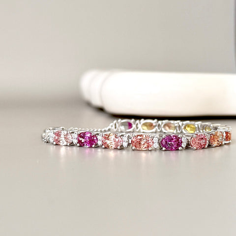 Elara Lab-grown Sapphire Bracelet