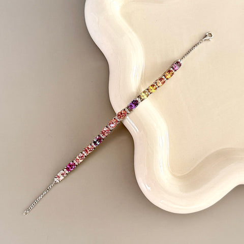 Elara Lab-grown Sapphire Bracelet