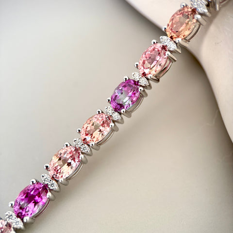 Elara Lab-grown Sapphire Bracelet