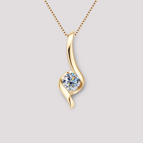 Harmony Solitaire Music Note Pendant