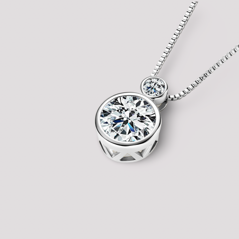 Naomi Double Bezel Necklace