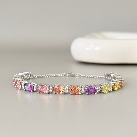 Shop Moissanite Lab-grown Gemstone Bracelet at Banavilla Jewelry