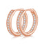 0.3ctw Inside-Out Huggie Hoop Earrings