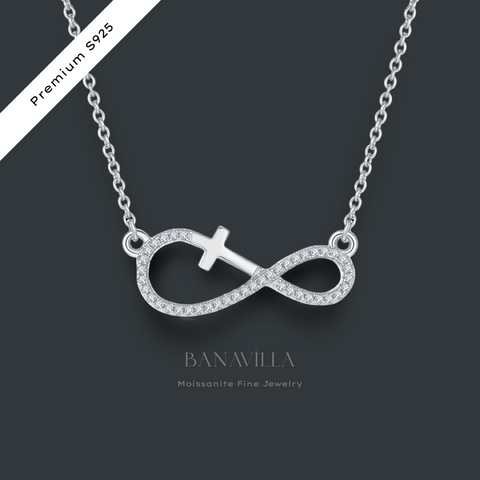 Infinity Love with Cross Necklace