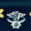 Lucky • 2Ct. Round Brilliant Hidden Halo Pave Engagement Ring