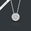 Bezel Solitaire Pendant Necklace