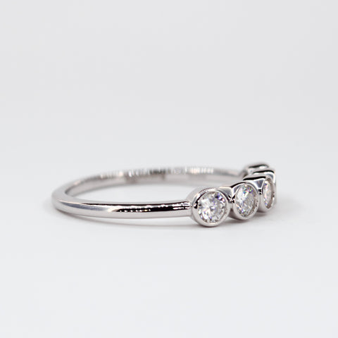 Aria Five Stones Bezel Ring