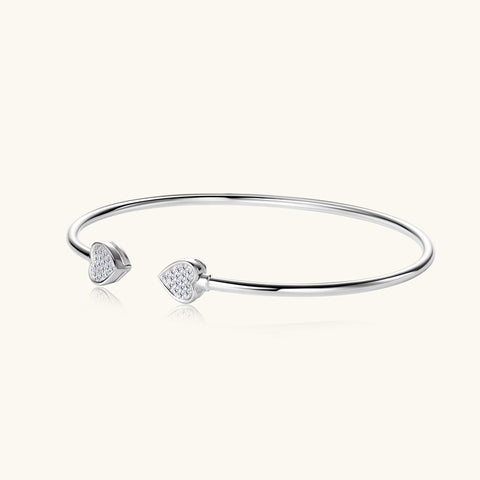 Flex Heart-to-Heart Cuff Bracelet