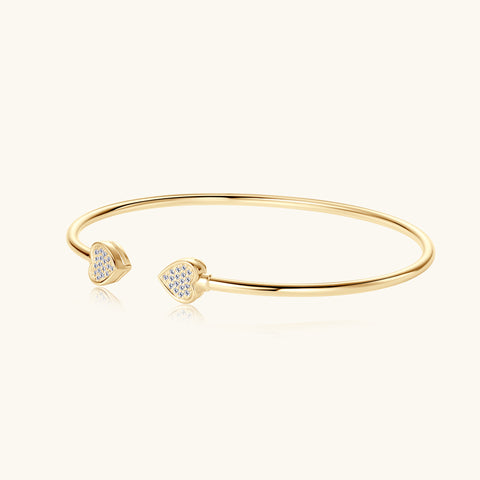 Flex Heart-to-Heart Cuff Bracelet