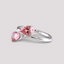 Bliss in Bloom Ring with Lab-grown Padparadscha