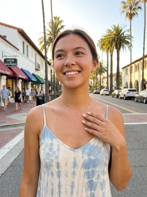 Catalina Butterfly Choker Necklace