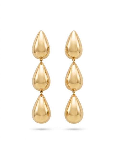 Catalina Teardrop Earrings Gold