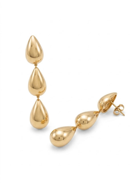 Catalina Teardrop Earrings Gold