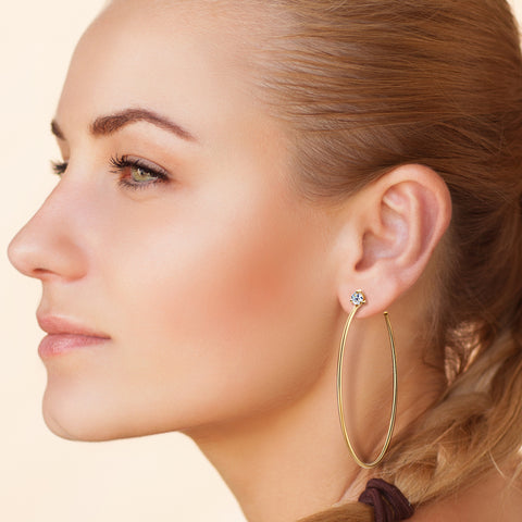 Ella Large Hoop Earrings