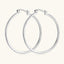 Amelia Full Diamonds Large Hoop Earrings