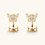 0.01ctw Petite Butterfly Diamond Stud Earrings