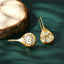 Teardrop Diamond Dangle Earrings