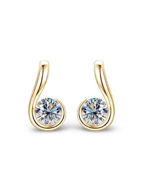 Aria Curve Studs