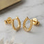 Horseshoe Stud Earrings
