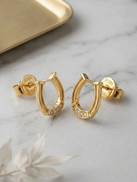 Horseshoe Stud Earrings