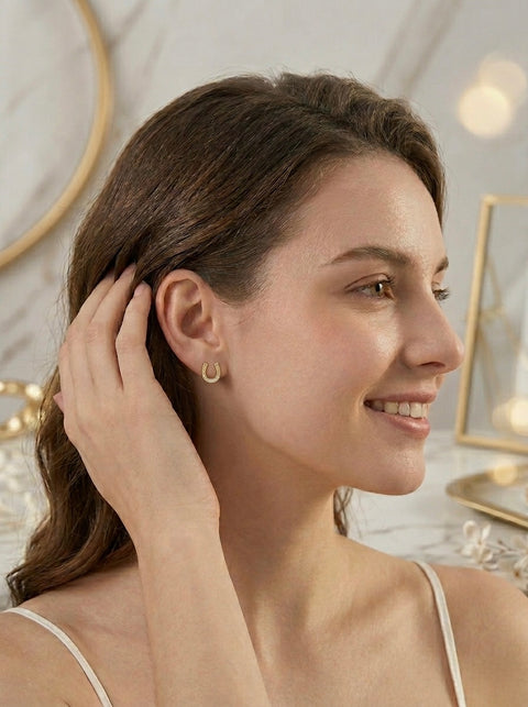 Horseshoe Stud Earrings