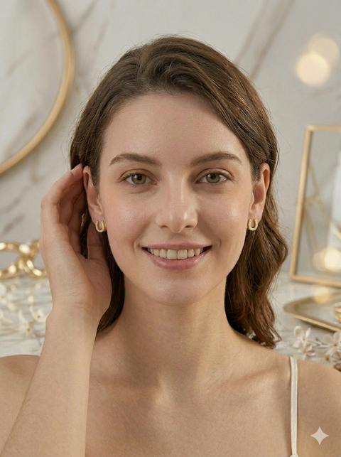 Horseshoe Stud Earrings