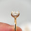 Elongated Cushion Cut Engagement Ring with Hidden Halo