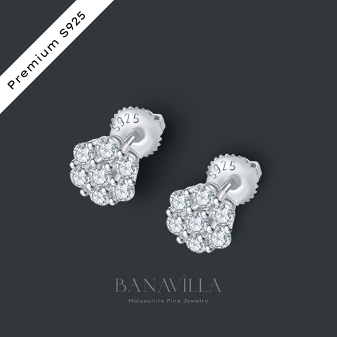 Plum Blossom Stud Earrings