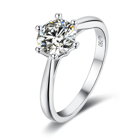 Crown • 1Ct. Round Brilliant Solitaire Engagement Ring