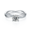 Honesty • 1Ct. Round Brilliant Double Shoulder Engagement Ring With Pave Accent