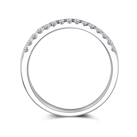 Classic Half Eternity Ring Band