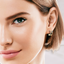 Gold Stacked C Studs