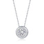 Bezel Solitaire Pendant Necklace