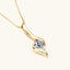 Harmony 1ct Solitaire Diamond Music Note Pendant Necklace