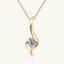 Harmony 1ct Solitaire Diamond Music Note Pendant Necklace