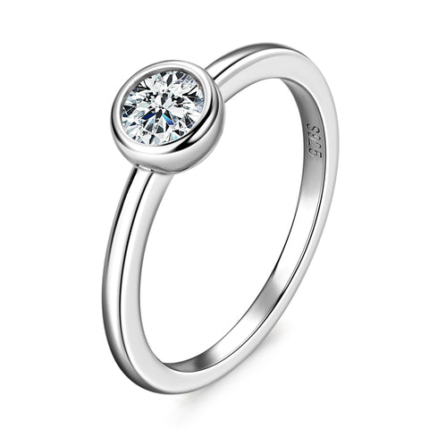 Kaia Classic Bezel Set Engagement Ring