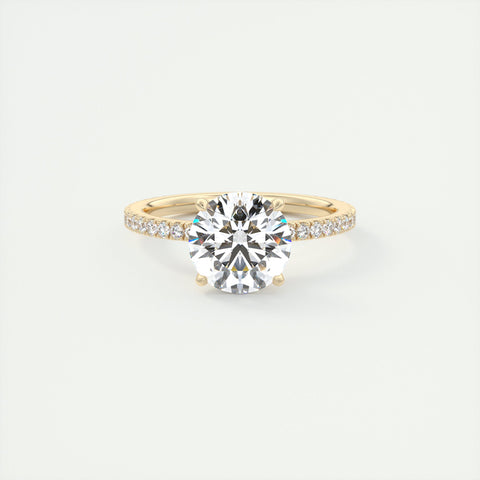 Evelyn 2ct. Round Brilliant Cut Diamond Engagement Ring